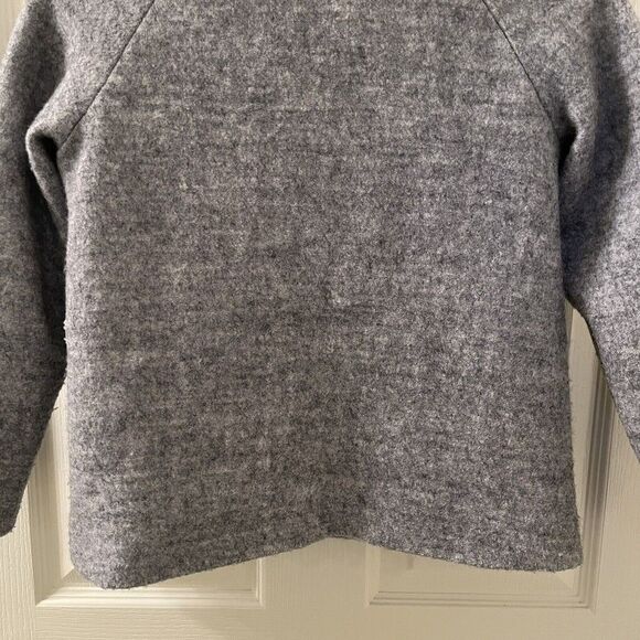 Peek Kids Girls Gray Wool Blend Coat Jacket Size Large 8 - Picture 12 of 12